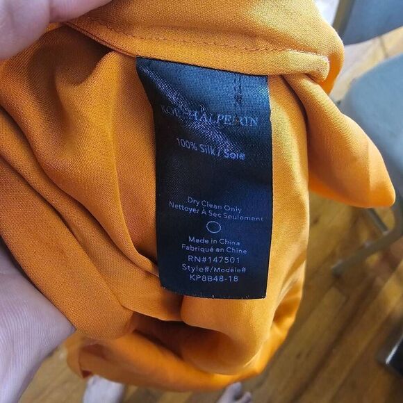 Kobi Halperin Silk Ruffle Blouse XS Balloon Sleeve - Picture 11 of 12